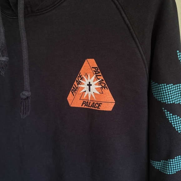 RARE Palace Tri-ferg Hi Ferg Hoodie Medium men - Picture 2 of 8